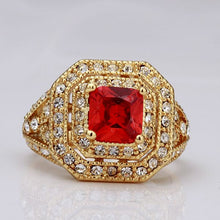 Luxurio acessorios para mulher wedding ring red tw opal245 ELY