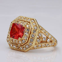 Luxurio acessorios para mulher wedding ring red tw opal245 ELY