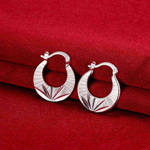 Luxurio silver earing Carved semicircle clip ear cuff Factory 694 ELY
