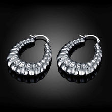 Luxurio silver earrings String clip pendientes sport 7 6 ELY
