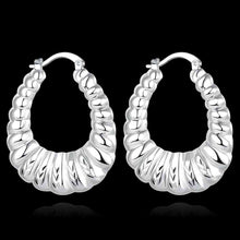 Luxurio silver earrings String clip pendientes sport 7 6 ELY