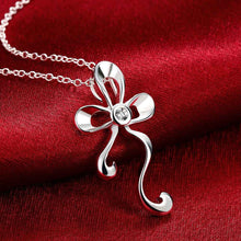 Luxurio silver necklace Flower shaped insets patek 697 ELY