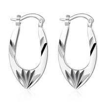 Luxurio silver plated earings Hollow tip clip cuff Factory 685 ELY