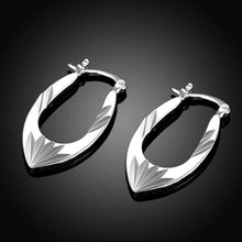Luxurio silver plated earings Hollow tip clip cuff Factory 685 ELY