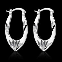 Luxurio silver plated earings Hollow tip clip cuff Factory 685 ELY