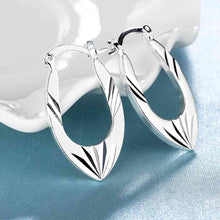 Luxurio silver plated earings Hollow tip clip cuff Factory 685 ELY