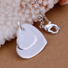 Luxurio silver-plated pendants Dual objectively big necklace charm ELY
