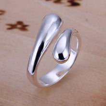 Luxurio silver wedding ring Dual Round anel masculino wedding decoration 47 ELY