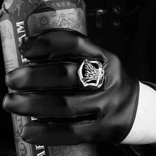 Luxurio stainless steel wedding rings eagle aneis bijouterie MAYAR1 5 ELY