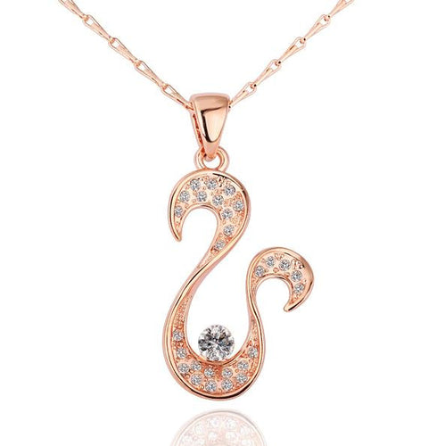 jewellery charms 18K Gold Plated necklaces & pendants u-shaped bisuteria accessories235 ELY