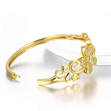 jewellery charms 18k gold plated Large flower phase men bracelet margarida ELY