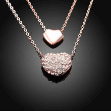 jewellery charms Austrian Crystal choker necklace Inlay Crystal Heart perfume women horloge ELY