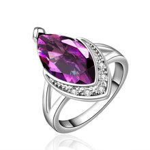jewellery charms Engagement rings shine purple stone ije anillo joyas1 ELY