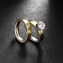 jewellery charms Titanium Steel wedding rings Crystal roller anel Personalized TSGR 39 ELY