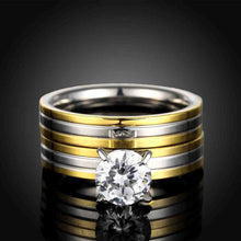 jewellery charms Titanium Steel wedding rings Crystal roller anel Personalized TSGR 39 ELY