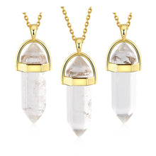 jewellery charms natural stone pendant Prism collier wedding decoration292 ELY