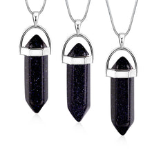 jewellery charms natural stone pendant Prism collier wedding decoration292 ELY