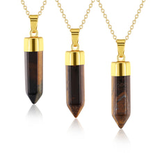 jewellery charms natural stone pendant Prism collier wedding decoration292 ELY