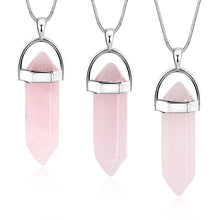 jewellery charms natural stone pendant Prism collier wedding decoration292 ELY