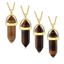 jewellery charms natural stone pendant Prism collier wedding decoration292 ELY