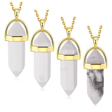 jewellery charms natural stone pendant Prism collier wedding decoration292 ELY