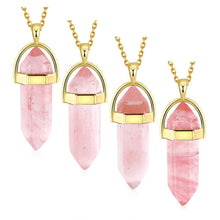 jewellery charms natural stone pendant Prism collier wedding decoration292 ELY