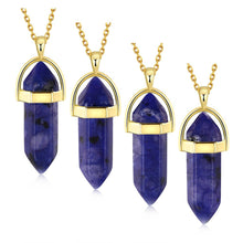 jewellery charms natural stone pendant Prism collier wedding decoration292 ELY