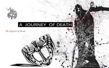 jewellery charms punk style stainless steel ring cross and wing bague femme margarida MAYAR 2 ELY