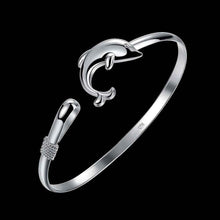 jewellery charms silver Bracelet & Bangle Singlet dolphin women bracelet wedding decoration SMTB178 ELY