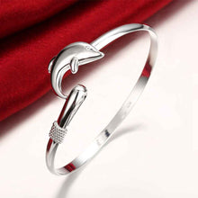 jewellery charms silver Bracelet & Bangle Singlet dolphin women bracelet wedding decoration SMTB178 ELY