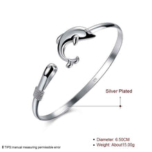 jewellery charms silver Bracelet & Bangle Singlet dolphin women bracelet wedding decoration SMTB178 ELY