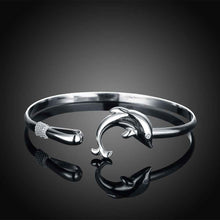 jewellery charms silver Bracelet & Bangle Singlet dolphin women bracelet wedding decoration SMTB178 ELY