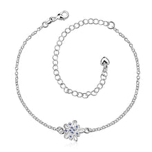 jewellery charms silver bracelet anklets Clover flower set crystal leg jewelry Costume Jewellery HBA 2 ELY