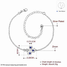 jewellery charms silver bracelet anklets Clover flower set crystal leg jewelry Costume Jewellery HBA 2 ELY