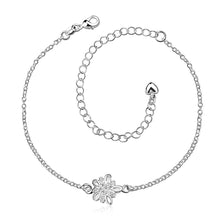 jewellery charms silver bracelet anklets Clover flower set crystal leg jewelry Costume Jewellery HBA 2 ELY