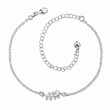 jewellery charms silver bracelet anklets Clover flower set crystal leg jewelry Costume Jewellery HBA 2 ELY