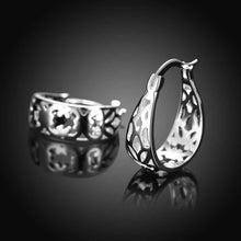 jewellery charms silver earing Circular hollow clip brincos diy 631 ELY