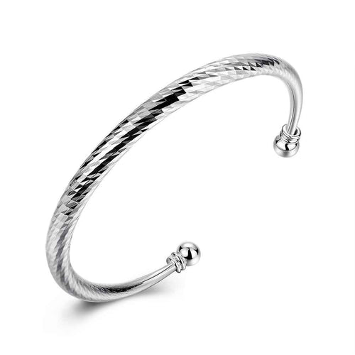 jewellery charms silver friendship bangle women pulseras wedding decoration SMTB158 ELY