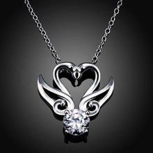 jewellery charms silver necklaces Kiss Swan collier love FSPN1 1 ELY