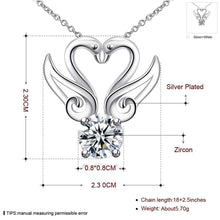 jewellery charms silver necklaces Kiss Swan collier love FSPN1 1 ELY
