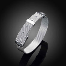 jewellery charms silver plated 1 mm Mesh men bracelet wedding jewelry237 ELY