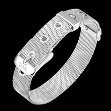 jewellery charms silver plated 1 mm Mesh men bracelet wedding jewelry237 ELY