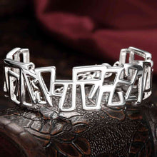 jewellery charms silver plated Rough men bracelet love SMTB239 ELY