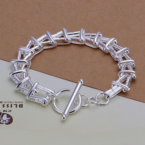 jewellery charms silver-plated Yang ladder TO men bracelet accessories ELY