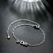 jewellery charms silver plated anklets Love foot chain margarida HBA 9 ELY