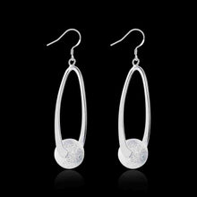jewellery charms silver-plated earrings Ball drop pendientes ruby jewelry ELY