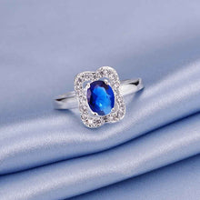 jewellery charms silver plated engagement ring Tetragonal crystal insets anel masculino bone FSPR 45 ELY