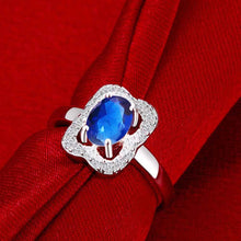 jewellery charms silver plated engagement ring Tetragonal crystal insets anel masculino bone FSPR 45 ELY