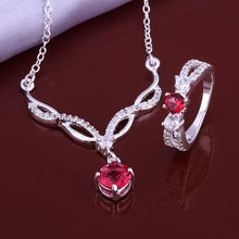 jewellery charms silver-plated jewelry sets red month R+N floating charms ELY