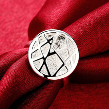 jewellery charms silver plated rings Circular hollow anillos bear 39 ELY